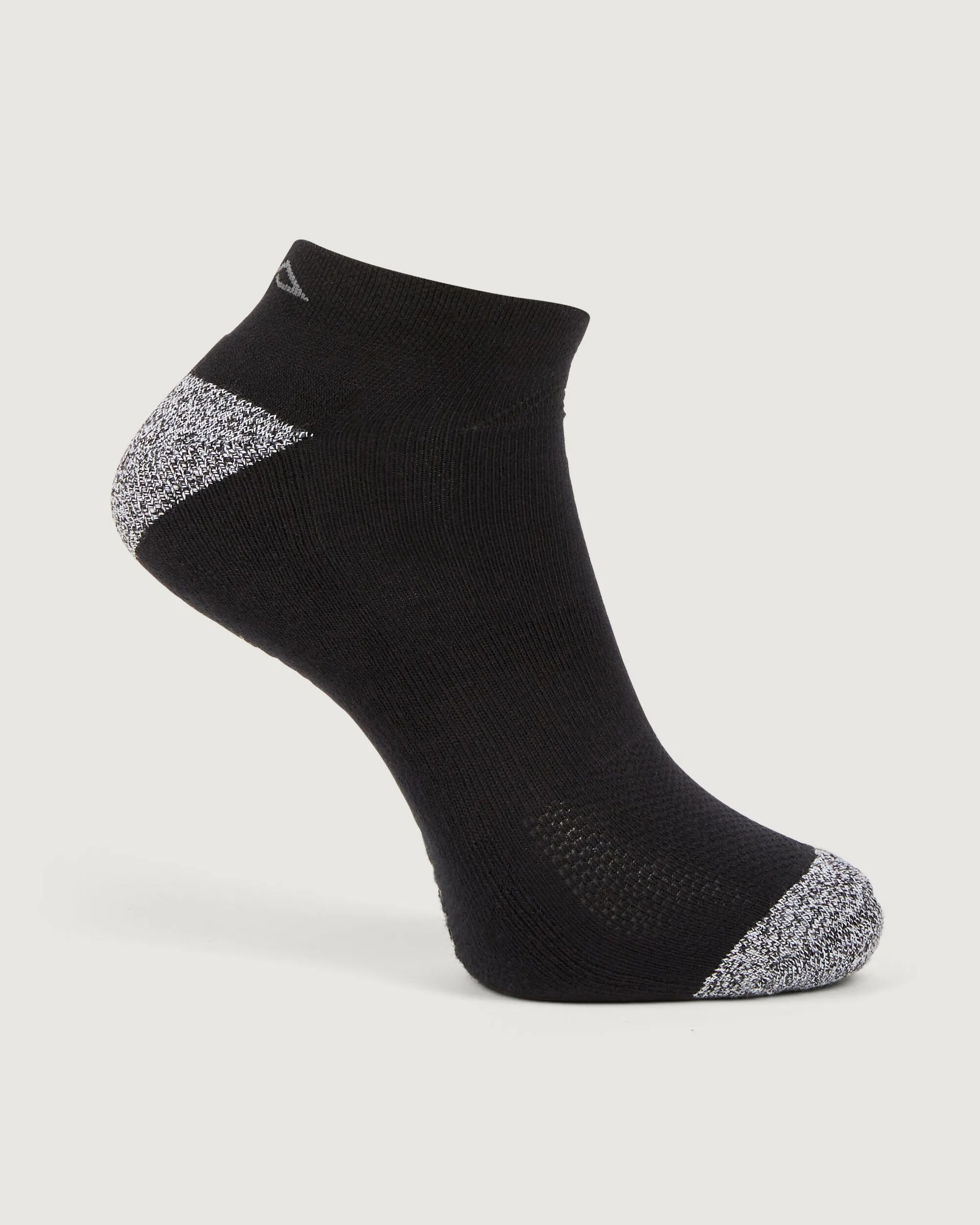 Accion driMOTION Low Cut Socks - 3 Pack - Black/White/Blueridge