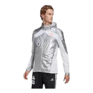 Adidas Marathon Space Race Jacket  Men Matte Silver / White