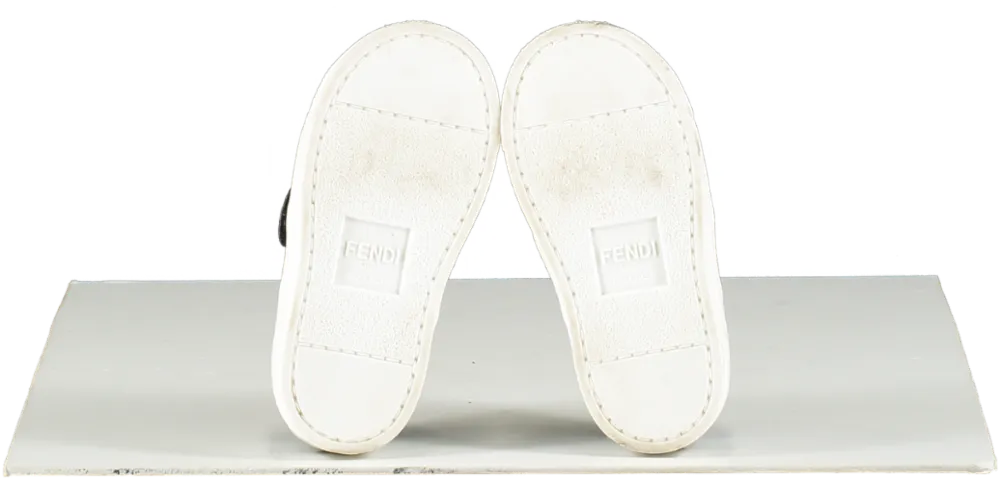 Fendi White Logo Trainers UK 5.5 EU 22 