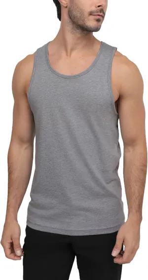INTO THE AM Premium Basic Tank Tops for Men - Beach Workout Muscle Tanks S - 2XL