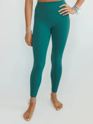 Lake Green "Mia" Luxe and Lift High Rise Leggings