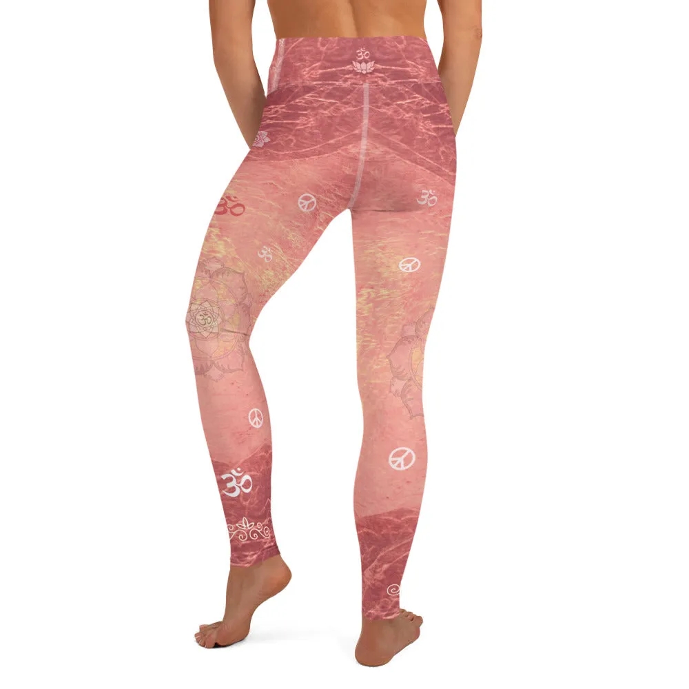 Lotus Sunrise - Yoga Pants