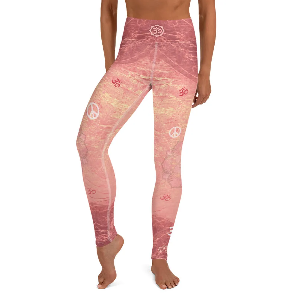 Lotus Sunrise - Yoga Pants