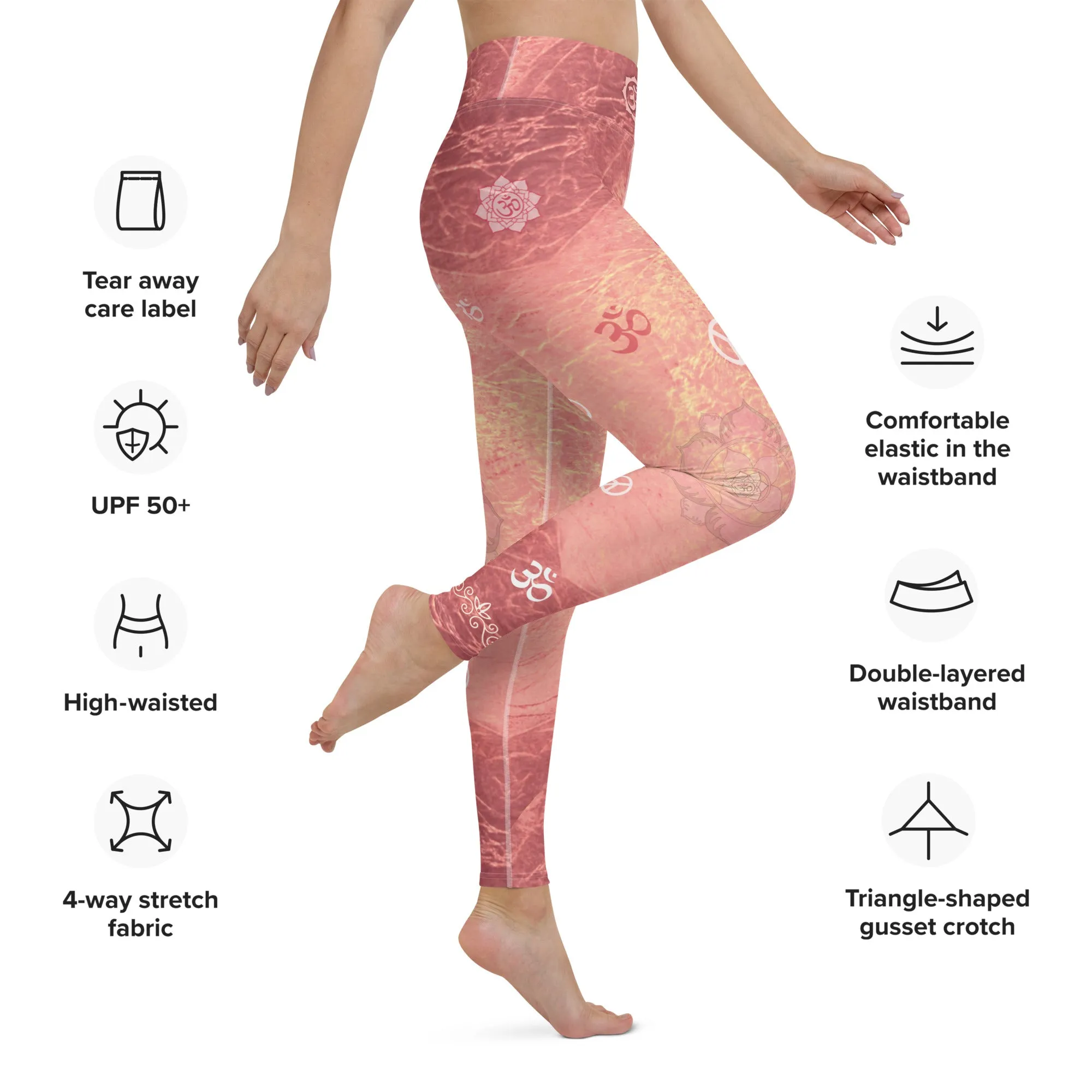 Lotus Sunrise - Yoga Pants