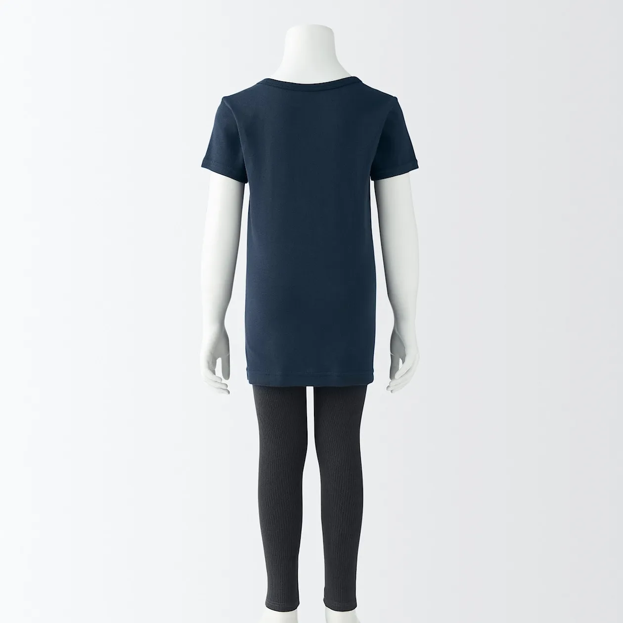 Rib Knit Crewneck T-Shirt (5-14Y)