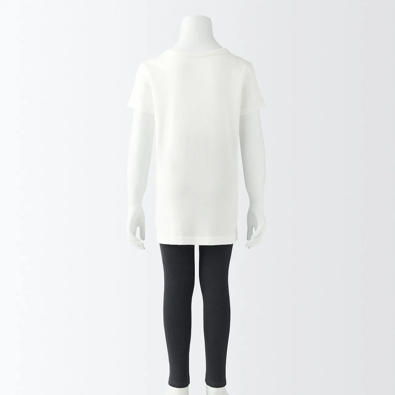 Rib Knit Crewneck T-Shirt (5-14Y)