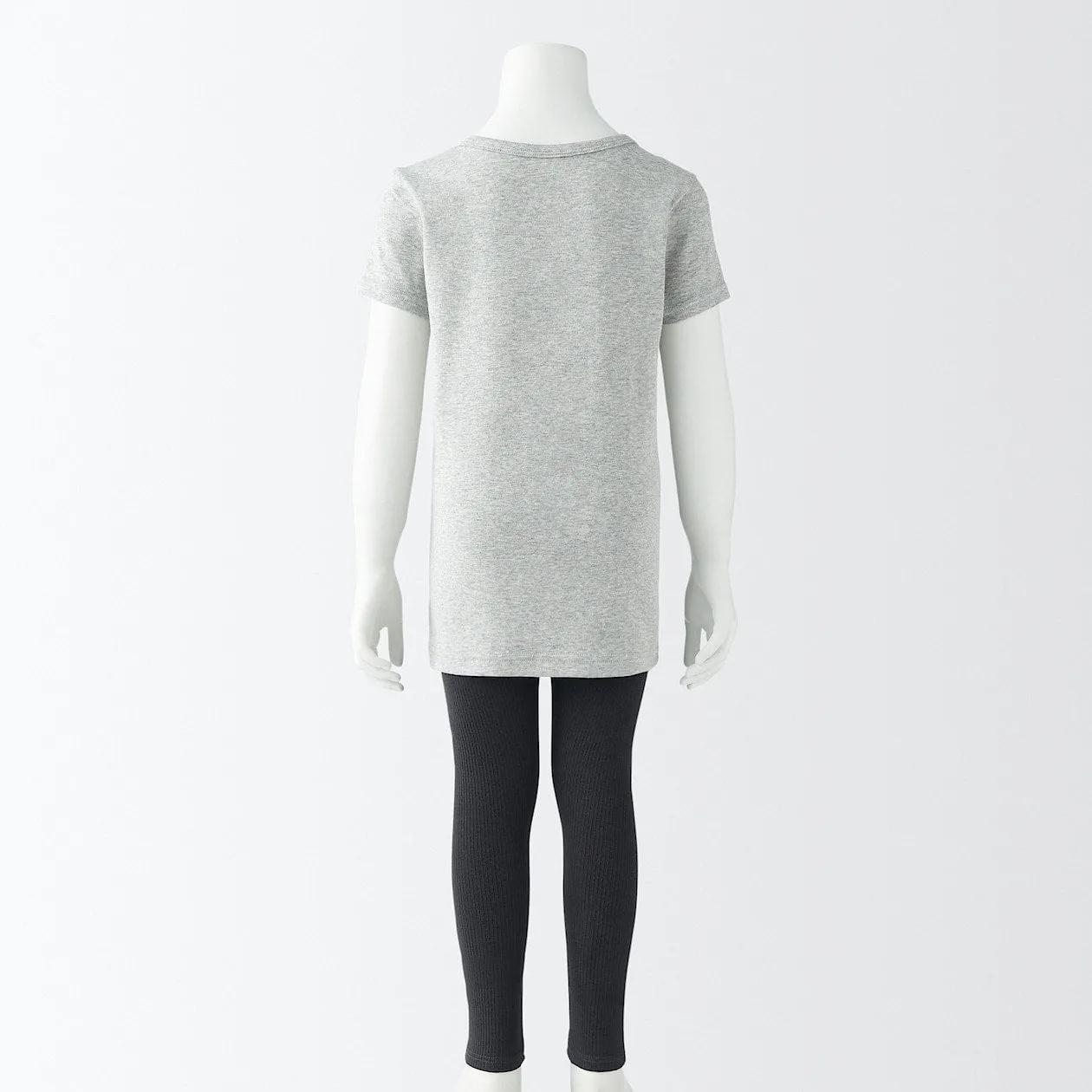 Rib Knit Crewneck T-Shirt (5-14Y)