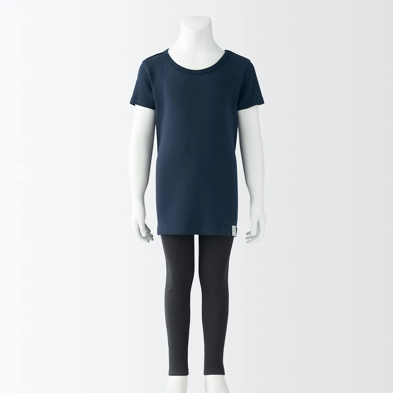 Rib Knit Crewneck T-Shirt (5-14Y)