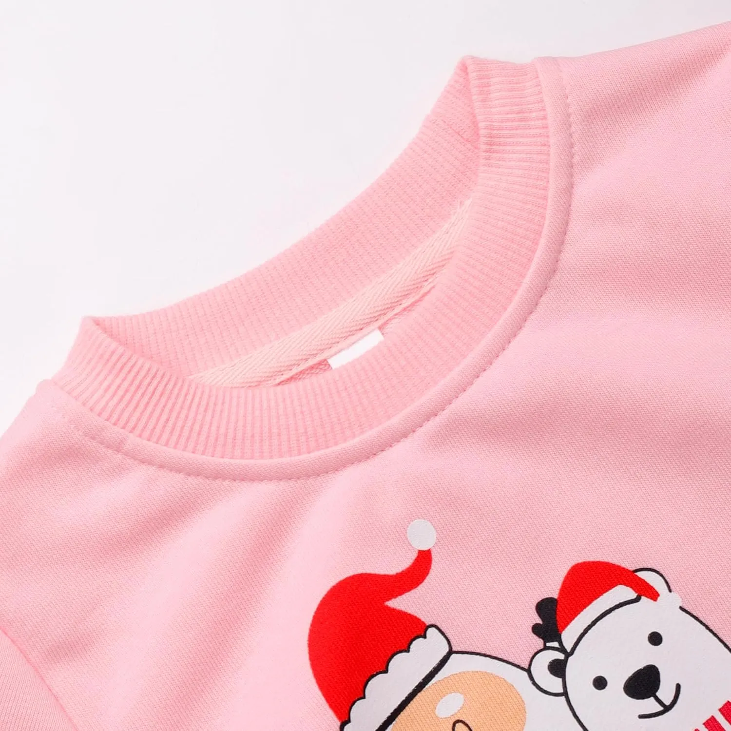 Toddler Baby Girls Sweatshirts Kids Winter Clothes Casual Long Sleeve Shirts Crewneck Pullover Sweater Tops 2T-7T