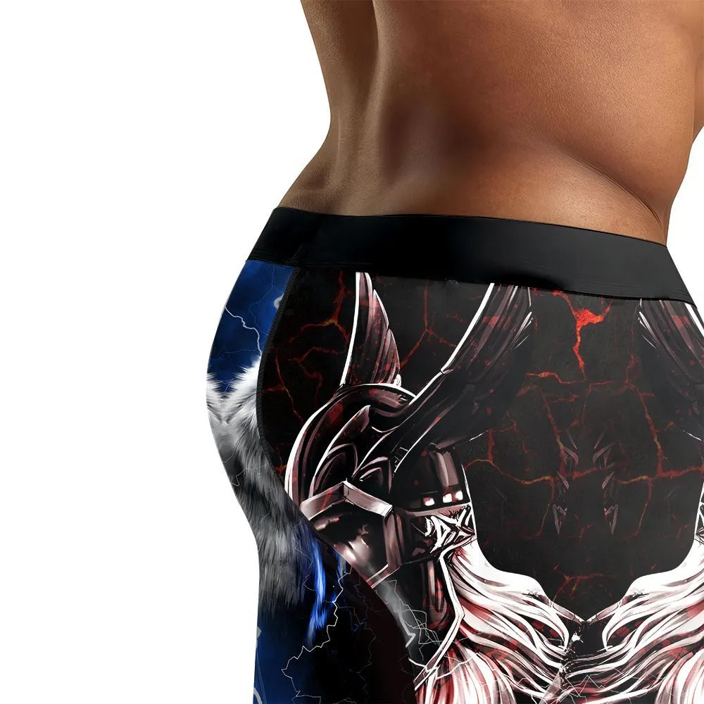 Viking Versus Wolf Men's Compression Leggings