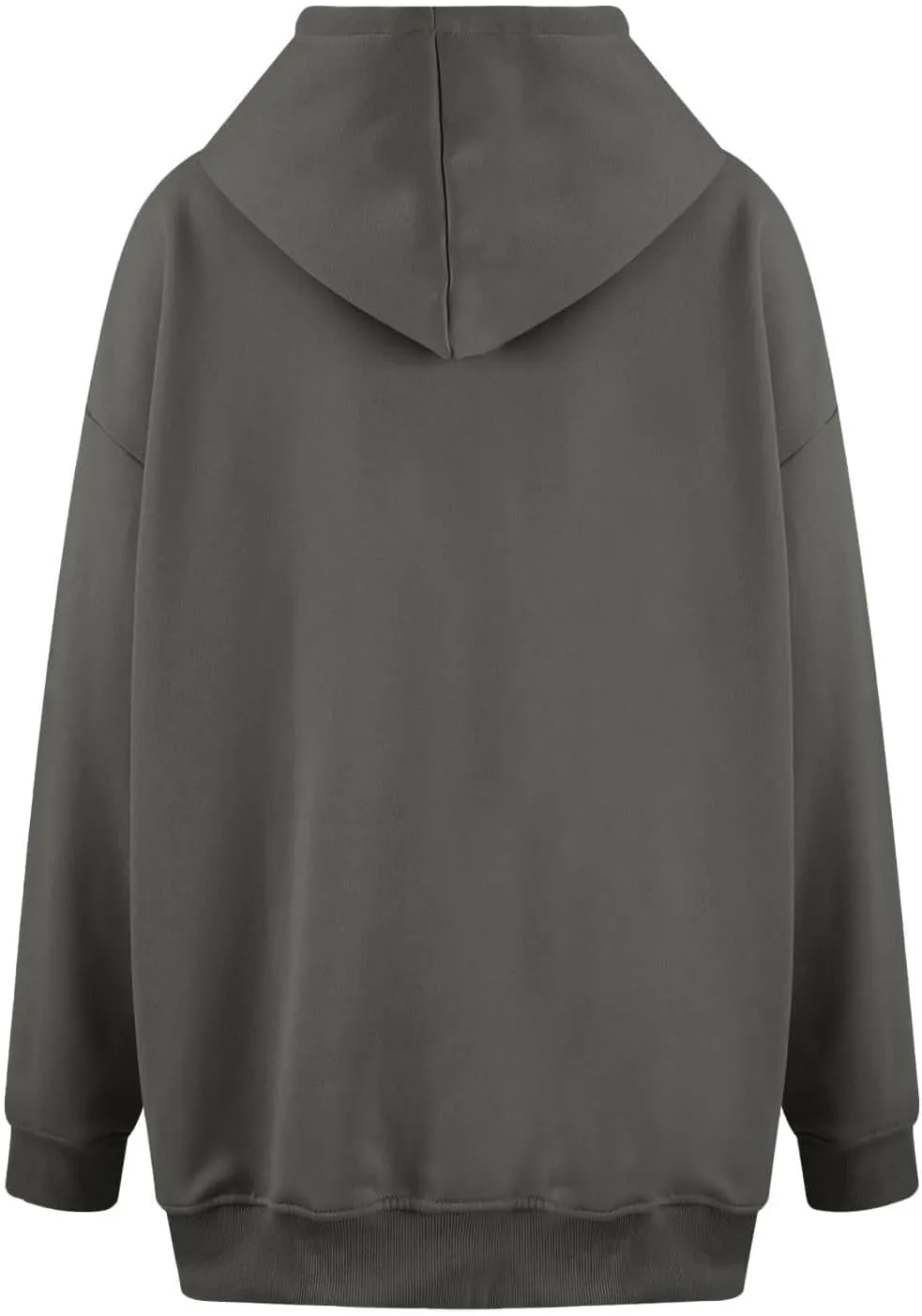 Womens Oversized Hoodies Causal Long Sleeve Fleece Hooded Sweatshirt Comfy Solid Color Pullover Tops Fall Outfits