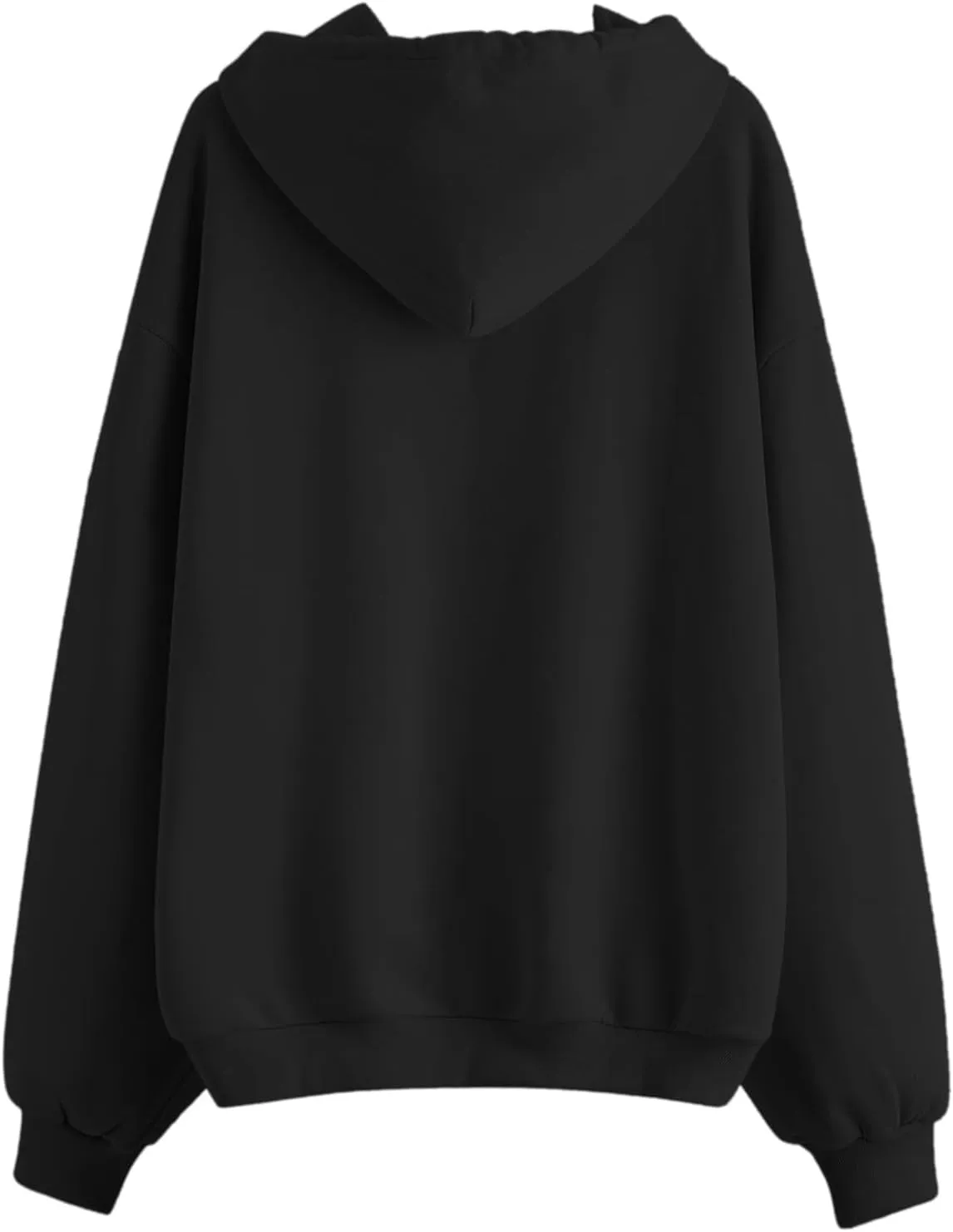 Womens Zip Up Hoodies Lightweight Fleece Jackets Oversized Long Sleeve Preppy Sweatshirt 2024 Fall Outfits Y2k Clothes