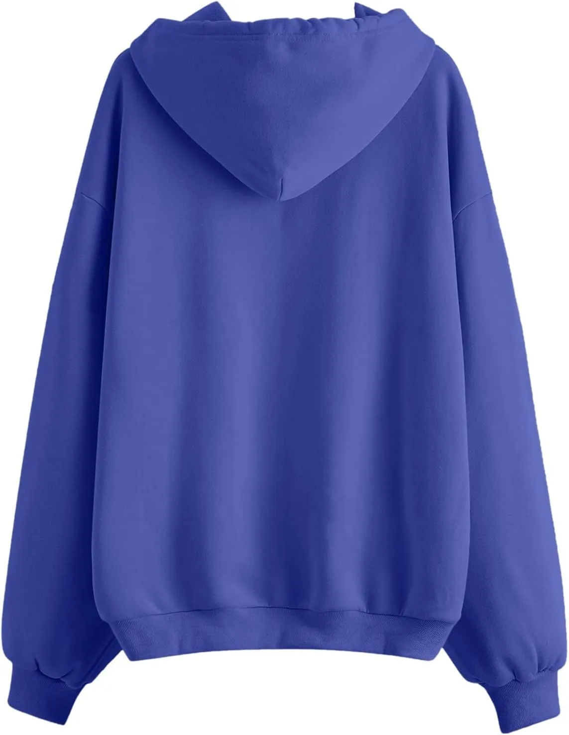 Womens Zip Up Hoodies Lightweight Fleece Jackets Oversized Long Sleeve Preppy Sweatshirt 2024 Fall Outfits Y2k Clothes