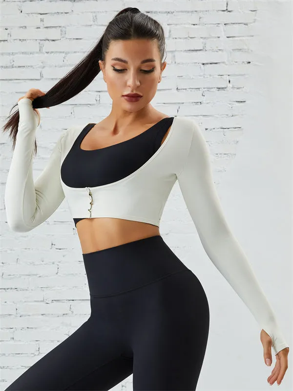 ZASUWA Female Ribbed High-support Sports Bras